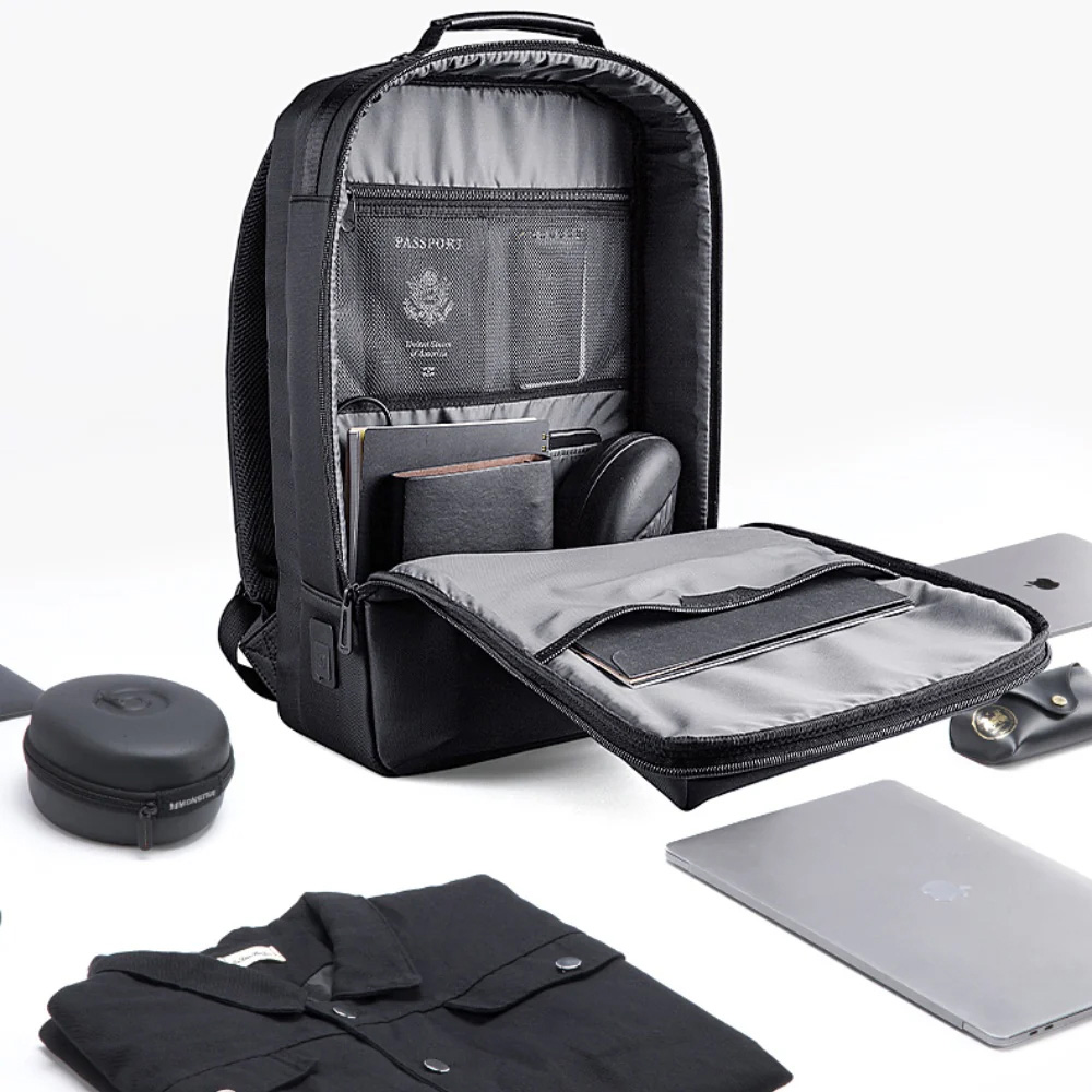 KINGSONS Sleek Business Backpack, , large