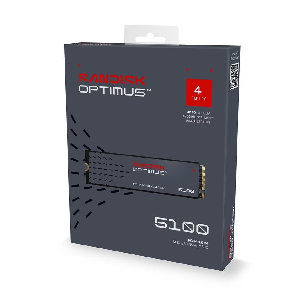 【SanDisk】Optimus 5100 NVMe 4TB SSD M.2 2280 代理商保固公司貨, , large