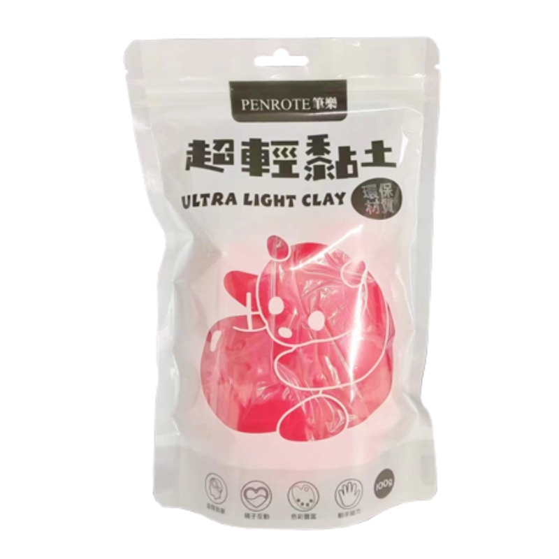 【PENROTE 筆樂】100g超輕黏土 紅, , large