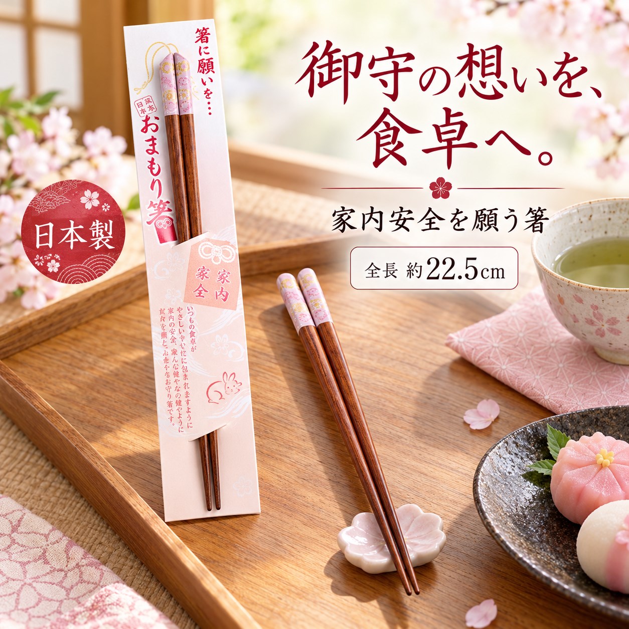 【HIYASU日安工坊】日本御守箸-家內安全, , large