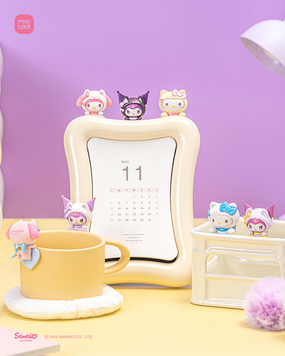 【際洋文化】Sanrio characters守護喵喵團系列趴趴萌趣豆, , large