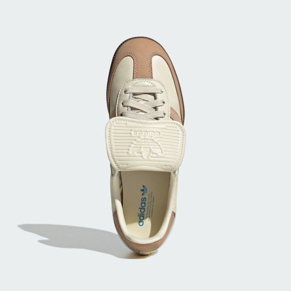 Kixpress-Adidas Samba Lt W 女 運動休閒鞋 德訓鞋 復古 麂皮 翻鞋舌 舒適 米 卡其 [JH5706], , large