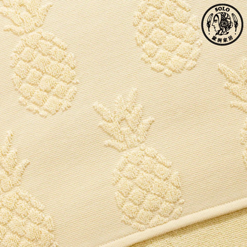 【SOLO歐洲家居】LCW Home 土耳其製 70x140cm 純棉浴巾 鵝黃鳳梨, , large