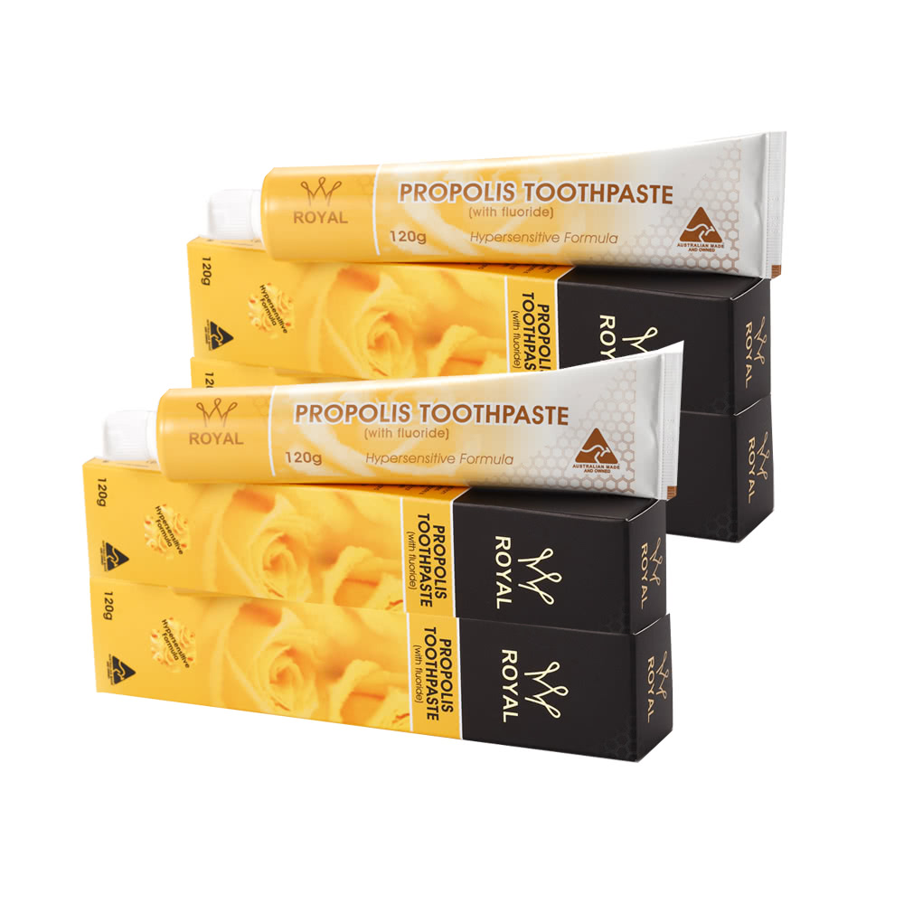 [Natures Care] 皇家蜂膠牙膏(4入組 120g/條), , large