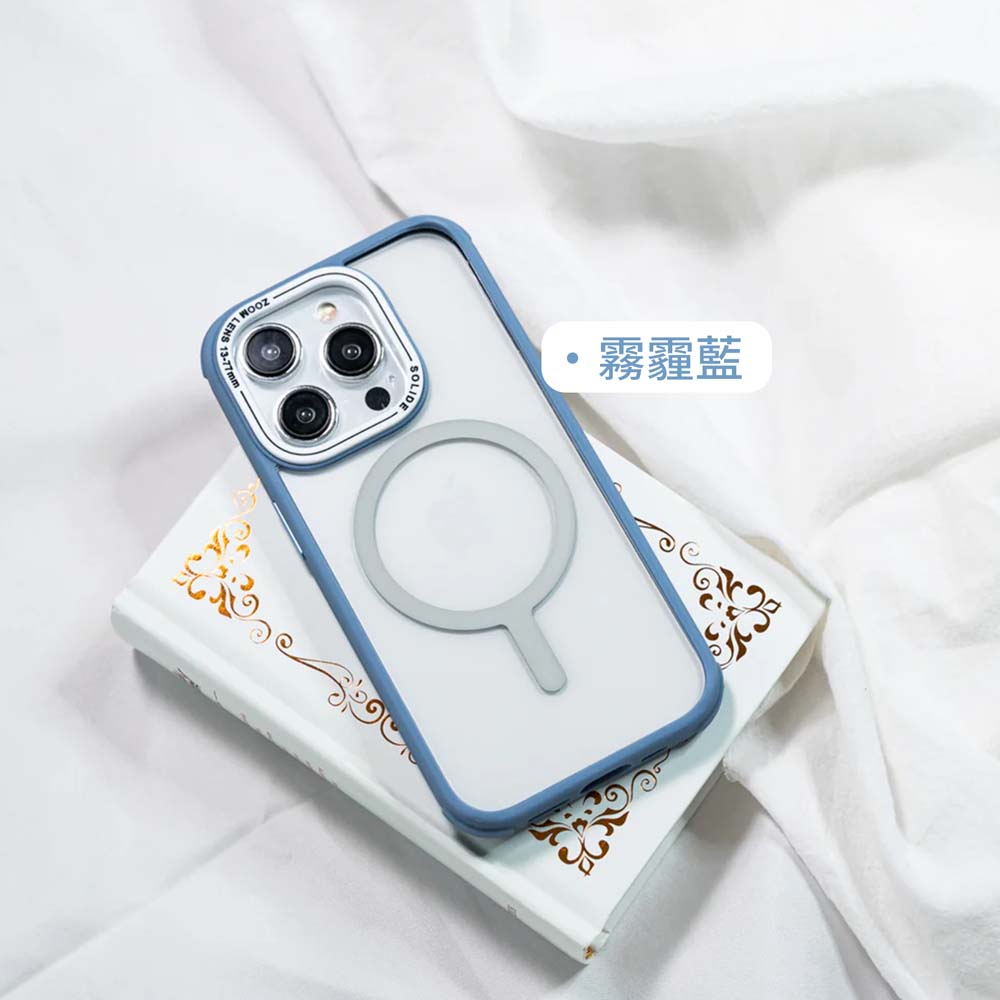 【山水之寶】SOLiDE iPhone15Pro/15ProMax手機殼 防摔殼 Saturn土星 抗菌防摔磁吸手機殼 附可替換式鏡框, , large