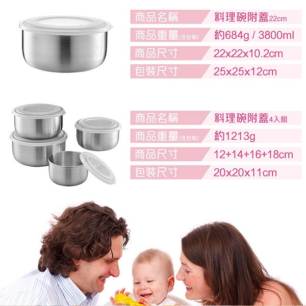 PERFECT 理想牌 極緻316不鏽鋼調理碗四入組 12+14+16+18cm-Leidea樂德兒, , large
