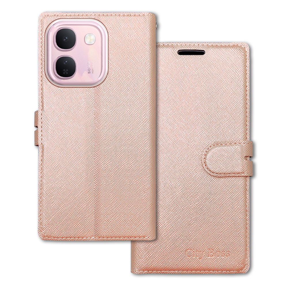CITY都會風 vivo V80 Lite 插卡立架磁力手機皮套 有吊飾孔, , large