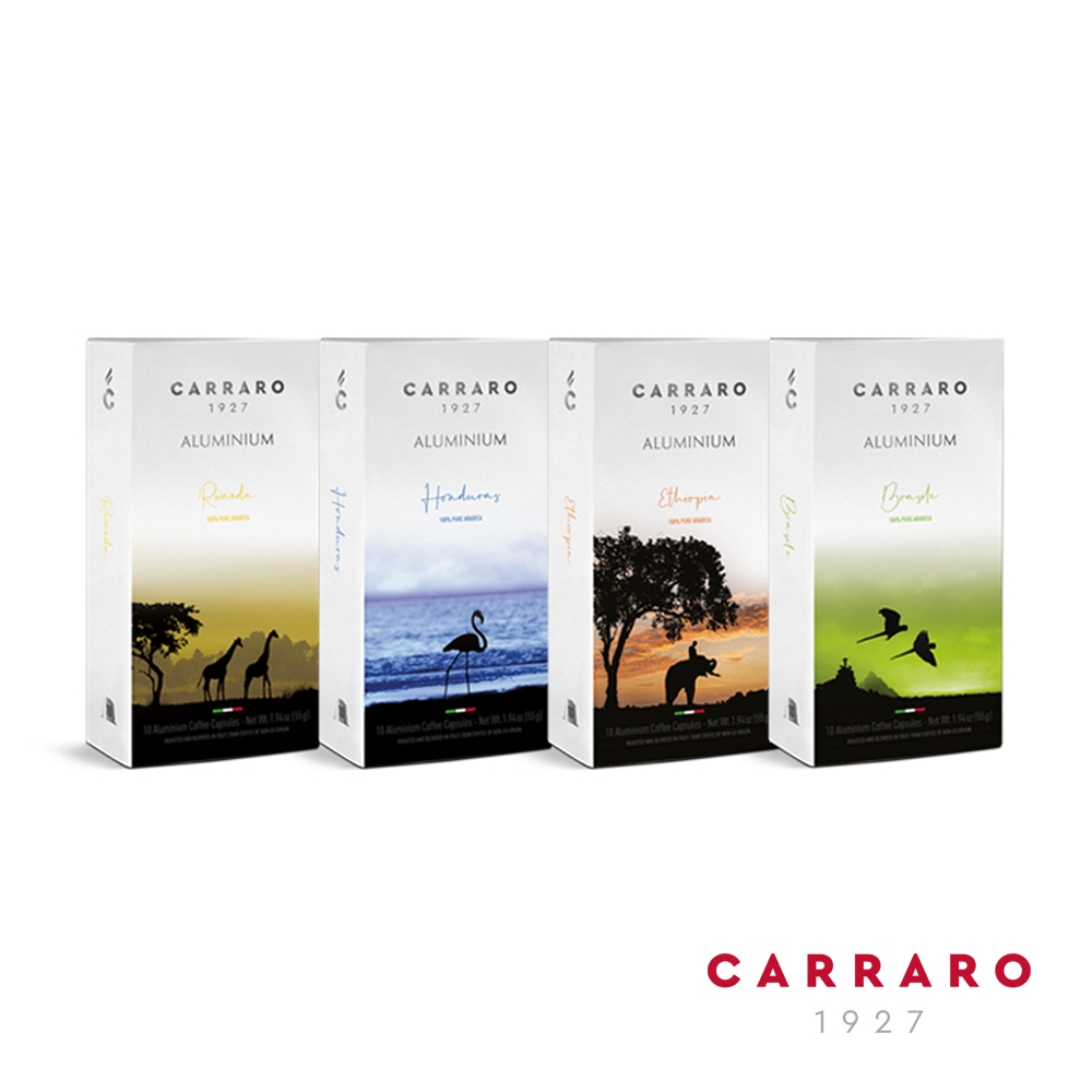【CARRARO】Ethiopia &ndash; 10 Nespresso&reg; compatible Aluminum capsules*, , large