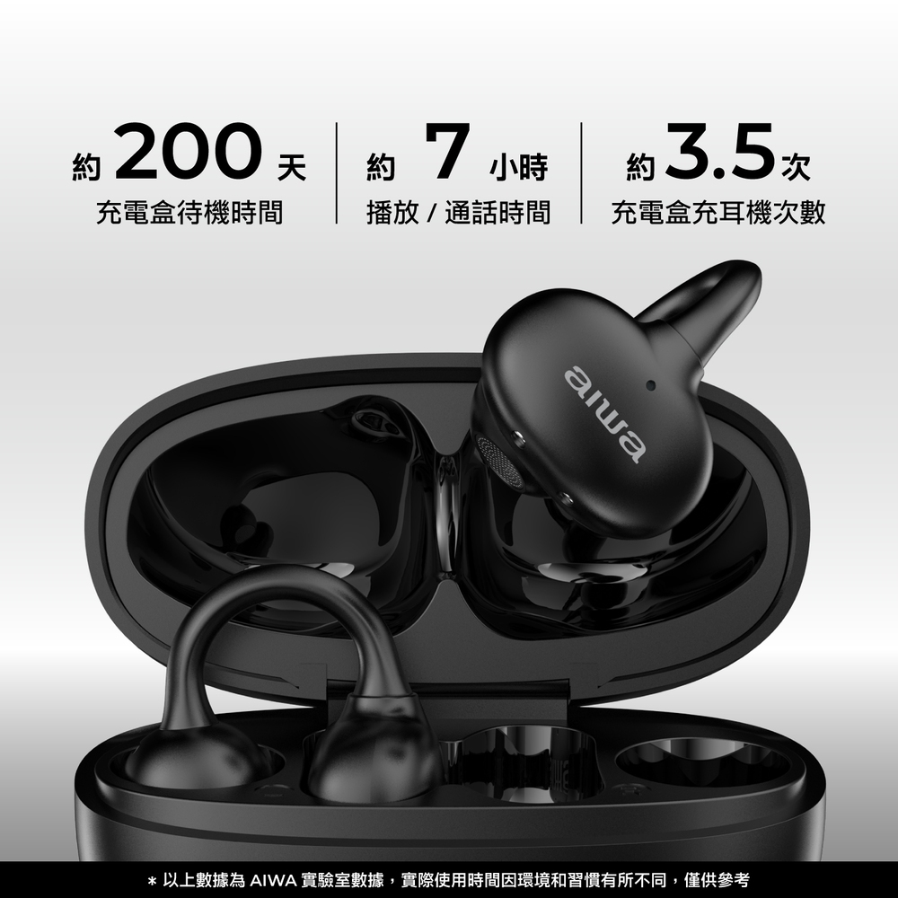 AIWA 愛華 耳夾式真無線藍牙耳機 AT-H06 EDGE, , large