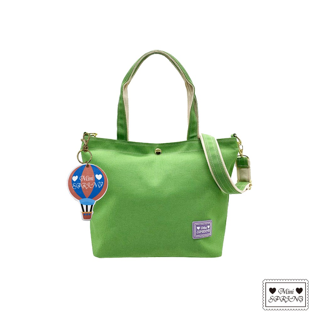 MINI SPRING-帆布2WAY托特包手提斜背包-多色(0-25002-93), , large