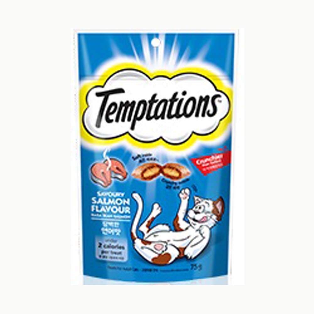 【拉拉寵物小舖】喵愛餡 貓餡餅 Temptations 貓點心 貓夾心 貓愛餡 貓餅乾 化毛 夾心酥餅 貓零食 貓餅, , large
