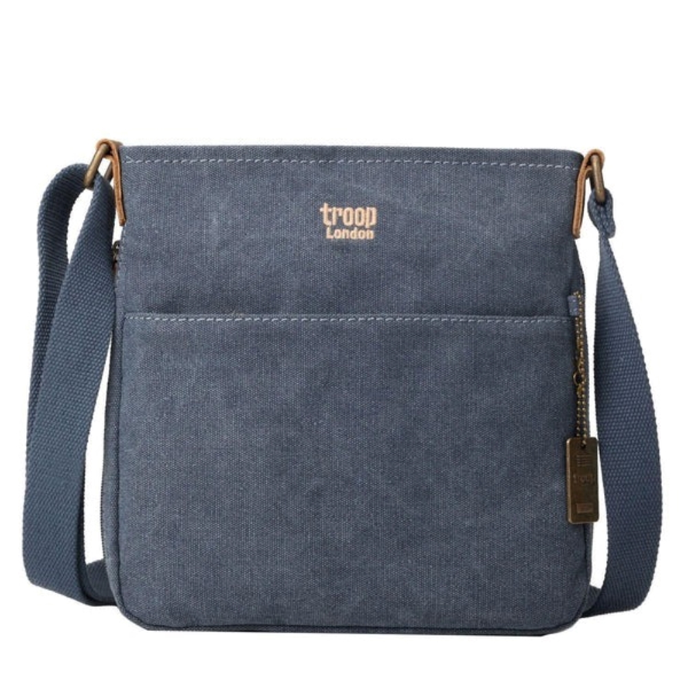 Troop London-經典帆布斜背包TRP0237, , large