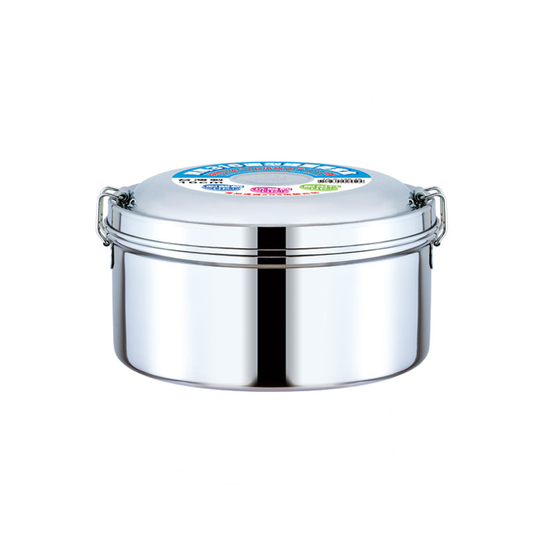 PEARL HORSE 316# Round Double-Layer Lunch Box &ndash; 16cm &ndash; TA-S-126-16, , large