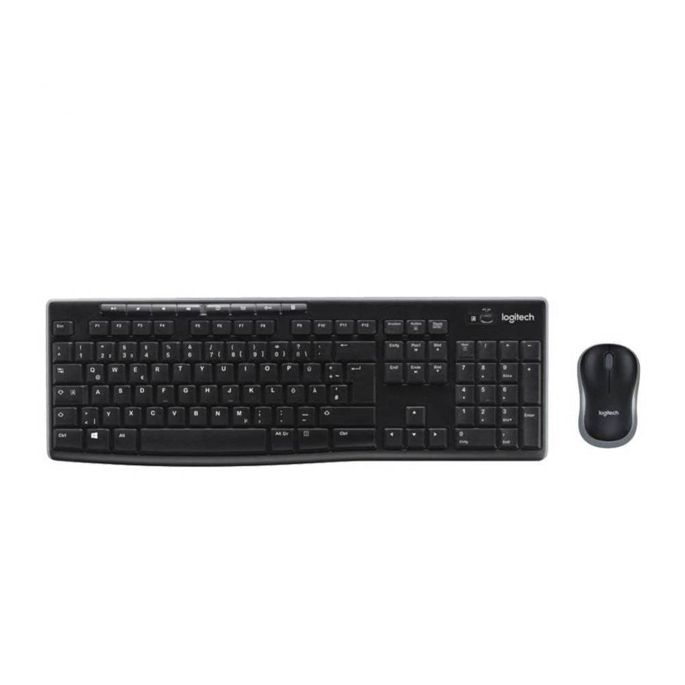 Logitech computer keyboard and mouse, , large