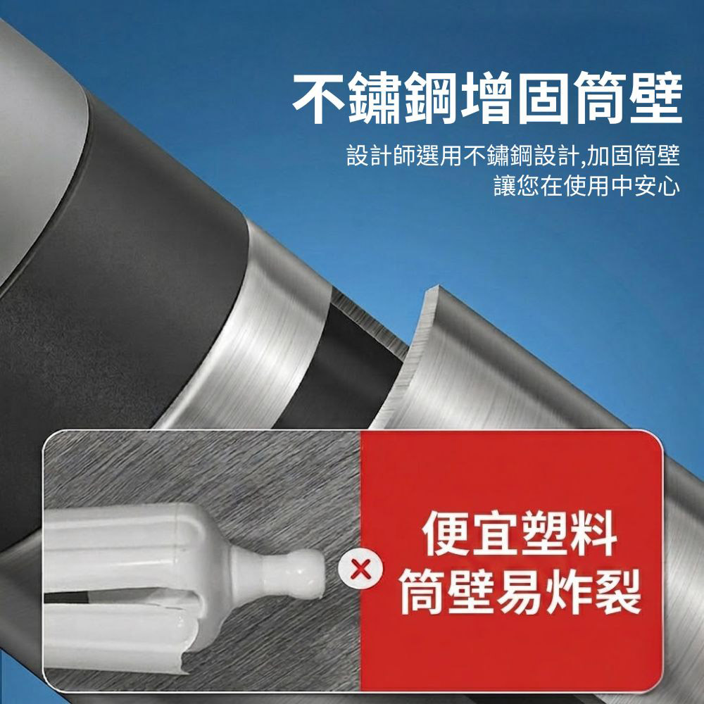 馬桶疏通器/藍色-黑色/加強高壓不鏽鋼(八件組)-圓柱款, , large
