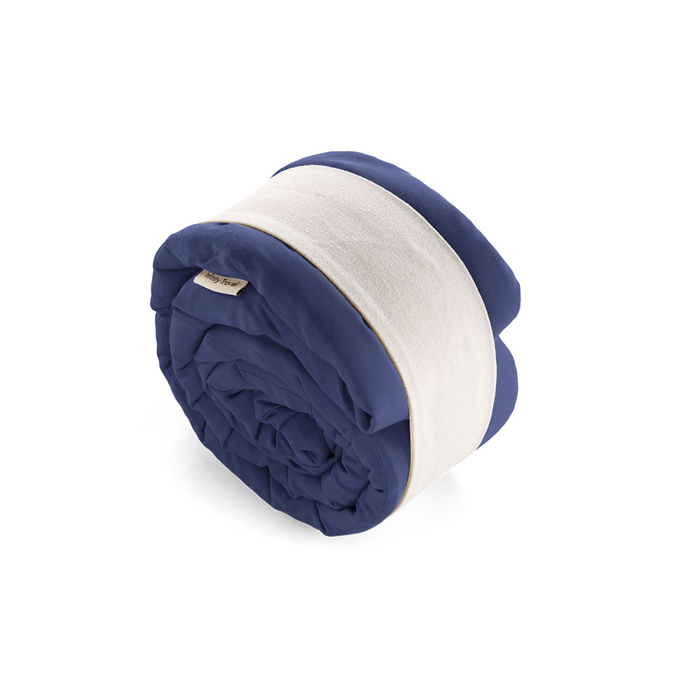Infinity Pillow Mini Travel Neck Pillow Navy Blue, , large