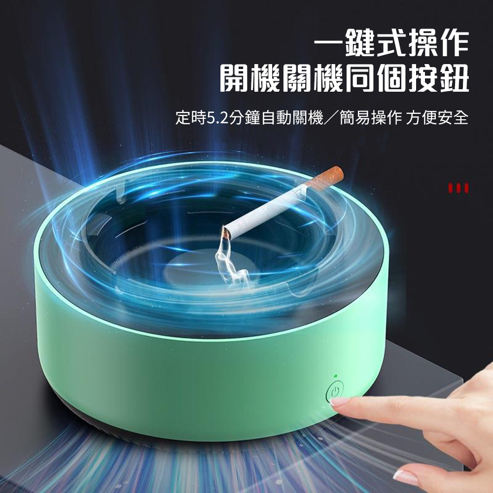！是菸灰缸也是空氣清淨機！智能菸灰缸 吸菸吸煙 小型淨化器 一機兩用 多功能 負離子 車用空氣清淨機 清除二手菸 二手煙, , large