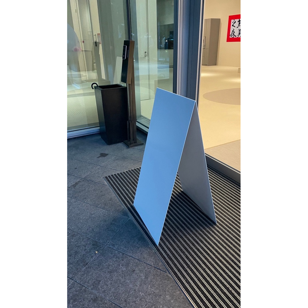 【 SHAONIANNA.TW 】A字型立牌｜店面營業時間牌｜加大三角立牌｜磁吸式招牌架｜咖啡廳 餐廳 門口展示牌, , large