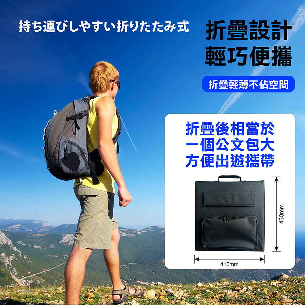 【ineno】攜帶式儲能電源 1000W超大功率儲能 + 120W可折疊便攜式手提太陽能板 /快速完整保固服務體系(含AI偵測), , large