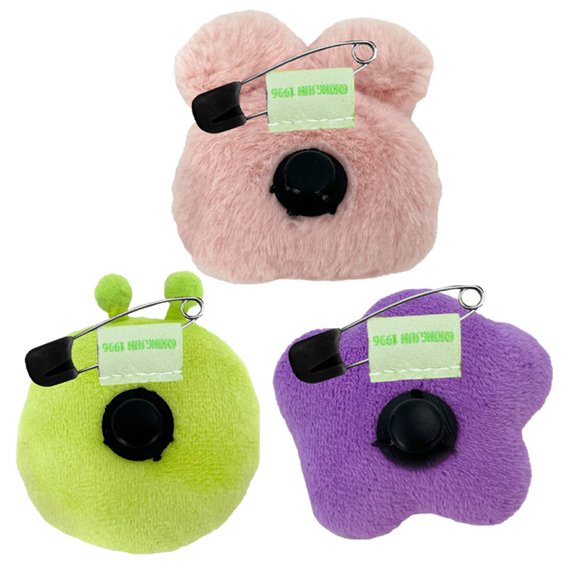 KINGJUN Plush Pin & Charm Set, , large