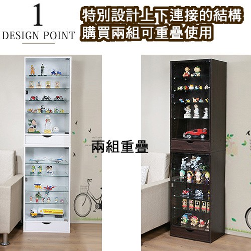 《C&B》加深型可瑞訊第二代公仔模型展示矮櫃/公仔櫃/模型櫃/台灣製造, , large