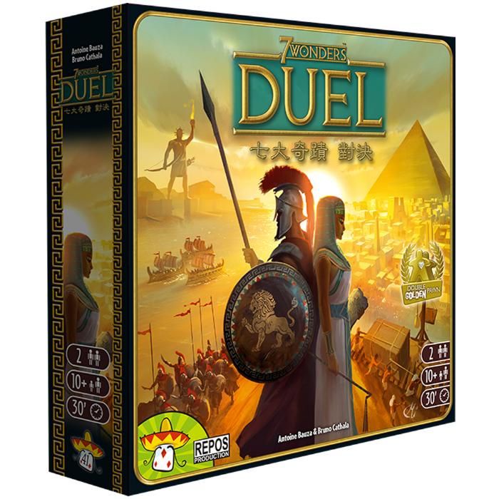 【Asmodee】七大奇蹟 對決 中文版 7 Wonders Duel｜雙人策略桌遊｜文明建設 &times; 科技軍事對戰, , large