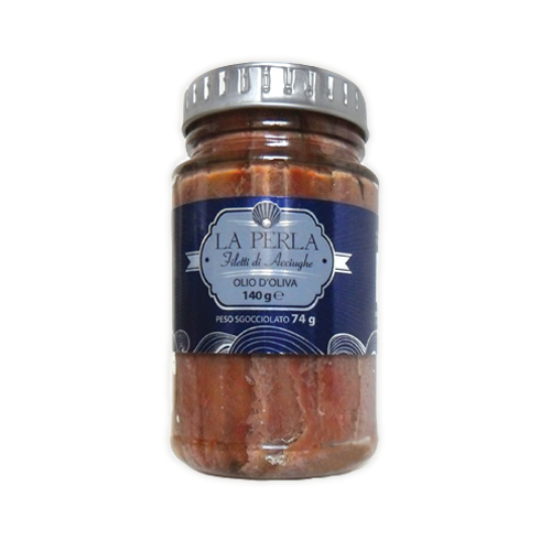 La Perla olive oil anchovy, , large