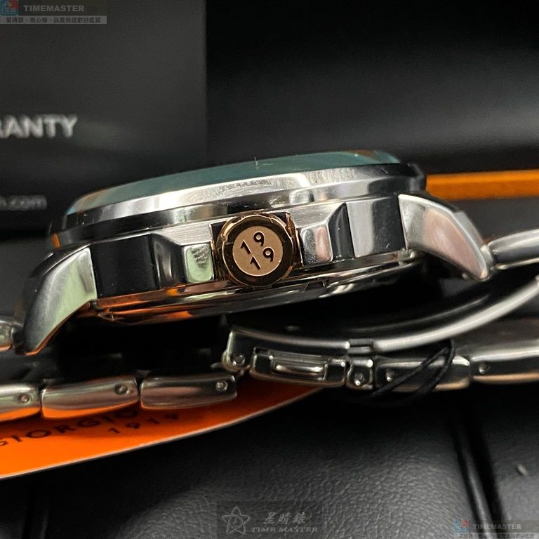 [星晴錶業]GiorgioFedon1919手錶,46mm,GF00113銀白色錶面銀錶殼銀色精鋼錶帶款, , large