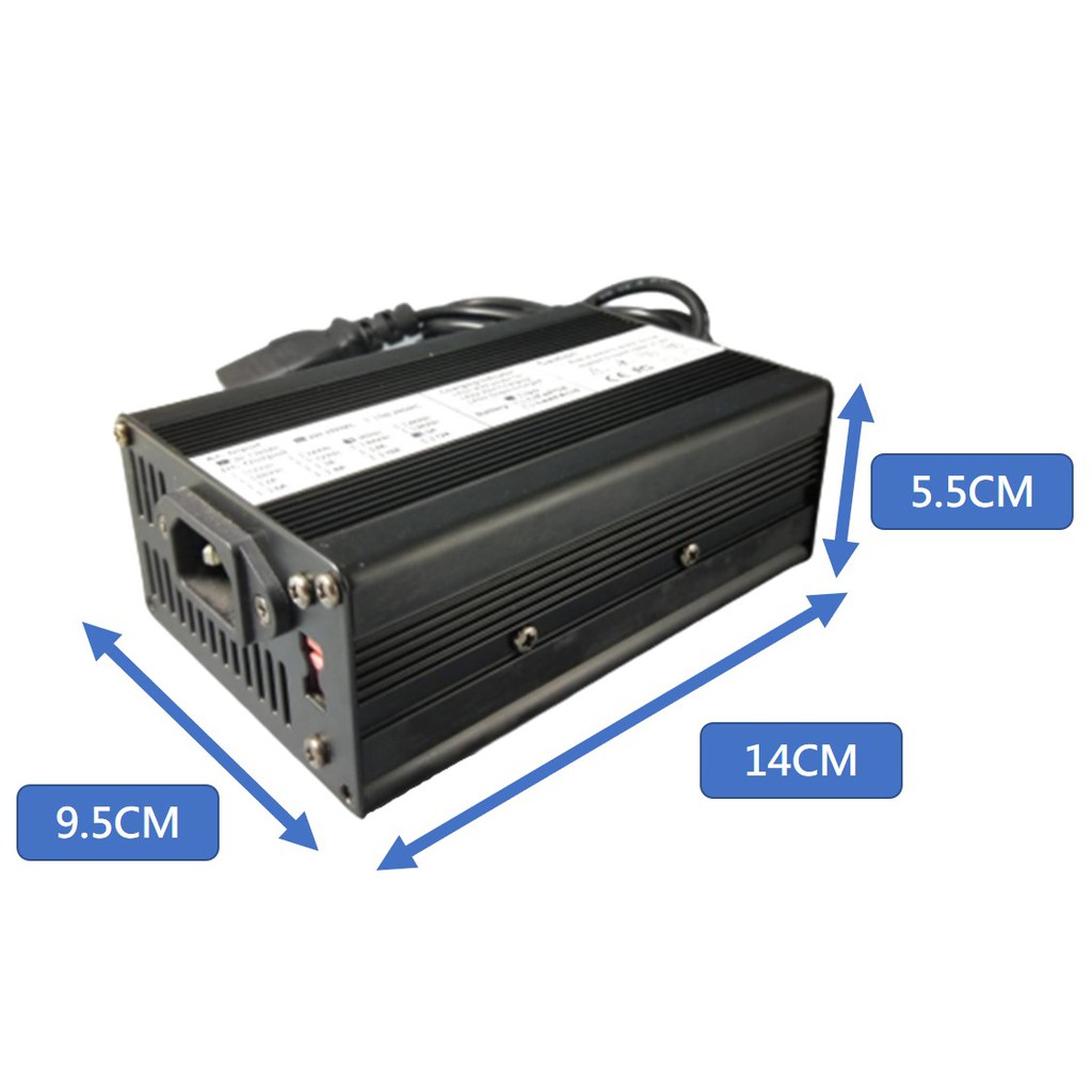 《tevc》L006 鋰電池充電器 36V-5A 電動車 自行車 滑板車 腳踏車 風扇強制散熱 充電機, , large