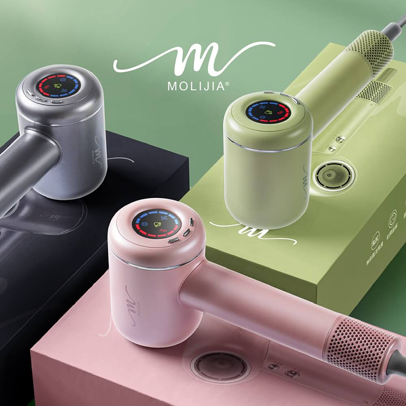 【MOLIJIA】M195 Negative Ion Constant Temperature High-Speed ​​Hair Dryer - Spring Sprout Green, , large