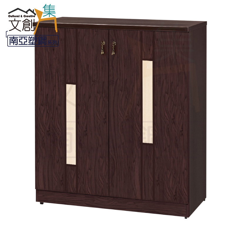 【文創集】妮可 環保3尺南亞塑鋼開門鞋櫃(客約商品), , large
