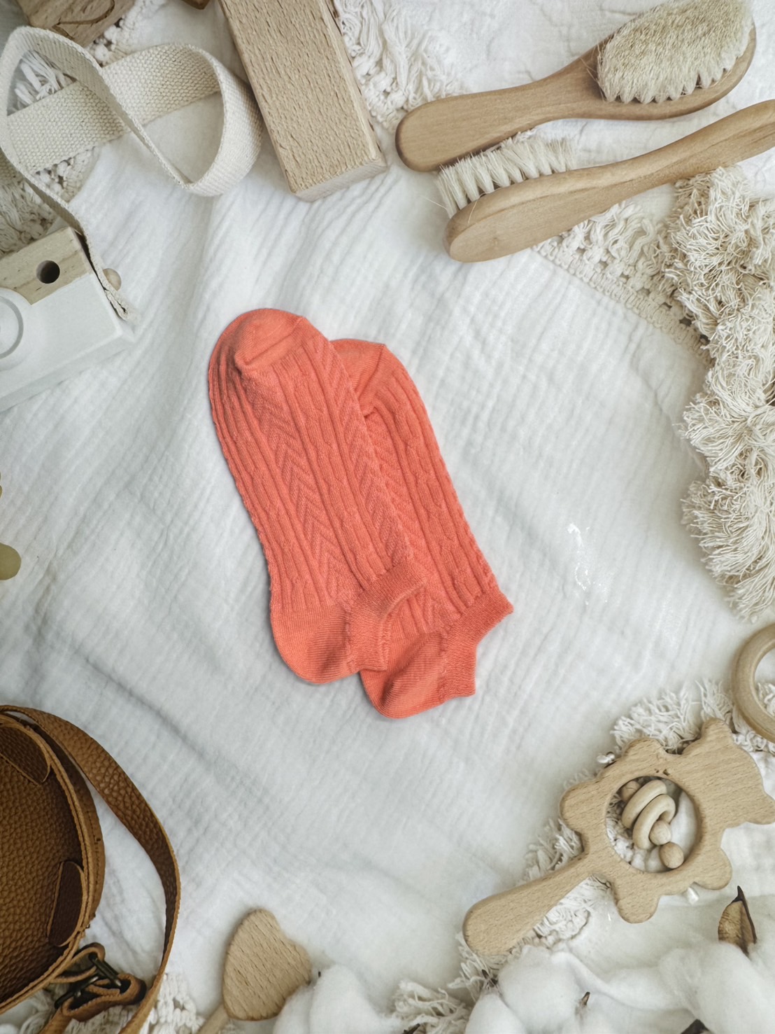 【RUNWAY】《RUNWAY SOCKS》Japanese/Korean Style Candy Socks &ndash; 22 Colors, Double Cylinder No-Show Socks &ndash; Peach Pink Limited Quantity &ndash; While Supplies Last, , large