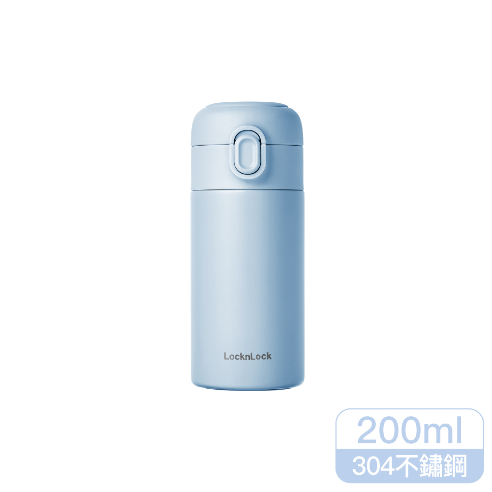 樂扣簡約彈蓋迷你保溫杯200ml, , large