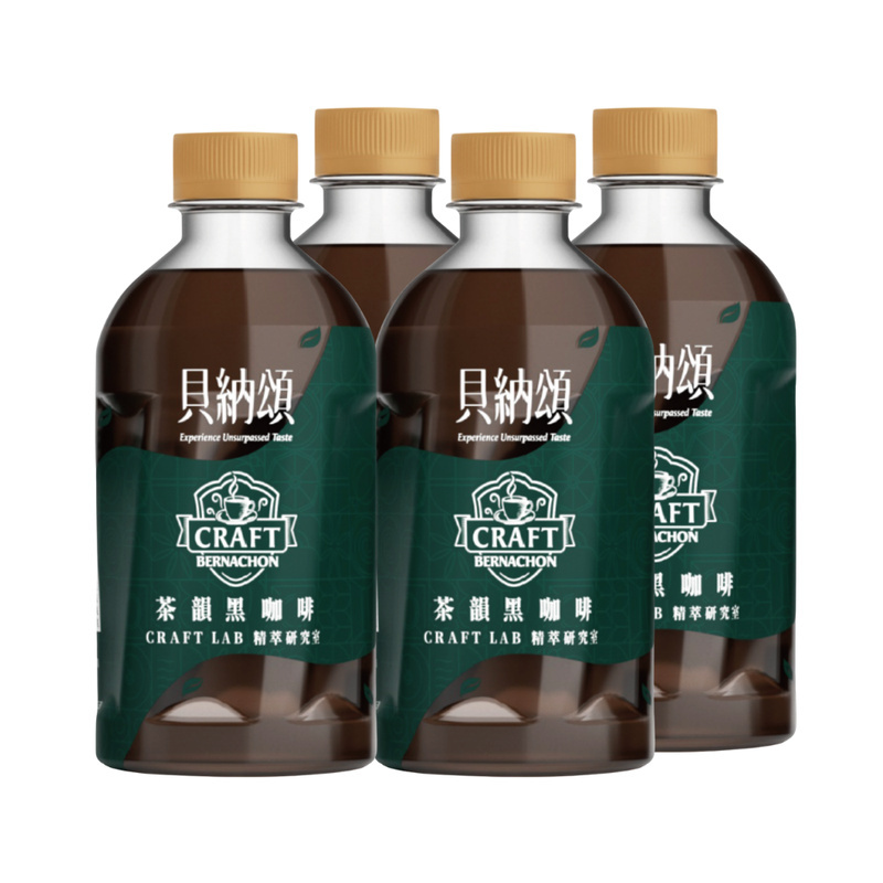 貝納頌茶韻黑咖啡340ml, , large