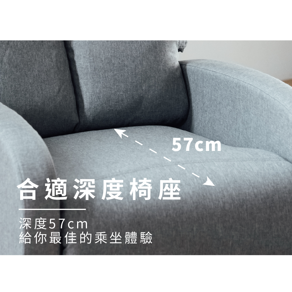 【MIRO】貝斯百功能沙發 SF075, 灰色, large