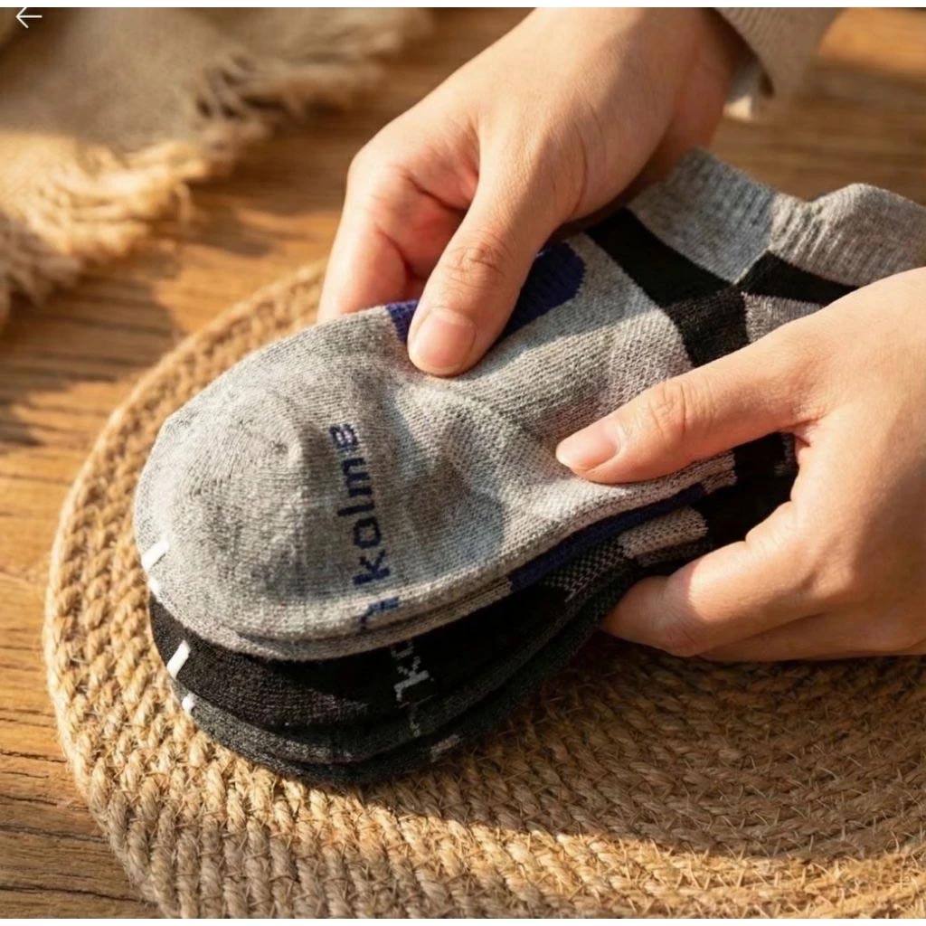 [Kaimei Cotton Industry] 5 pairs set, random and excellent, MIT made in Taiwan, top-notch sweat-absorbent and deodorant, small ears, boat-shaped arch socks, sports socks, thickened and deodorized, 24-28cm, , large
