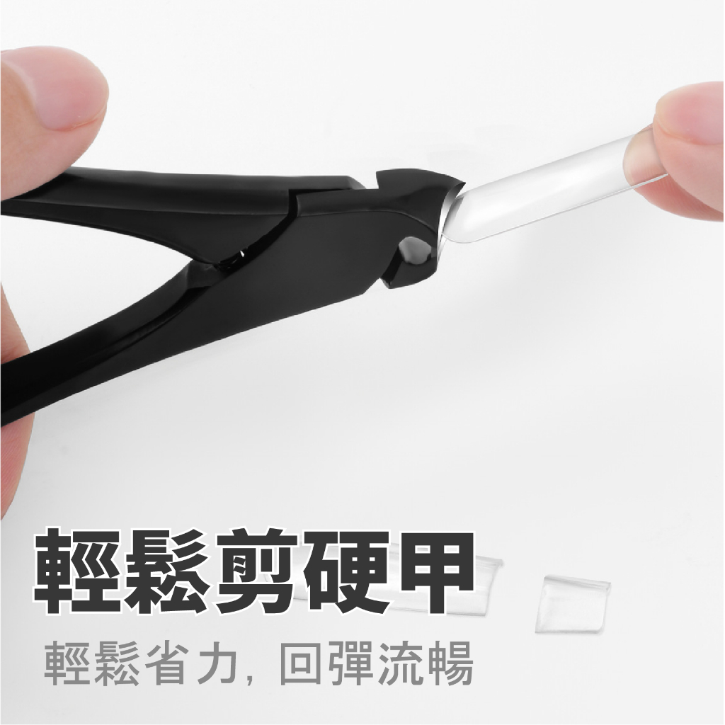 Precision Toenail Nipper for Thick & Ingrown Nails &ndash; Large Handle Stainless Steel Nail Cutter for Manicure & Pedicure, Ergonomic Design, Black, SUNDEN SD1819, , large
