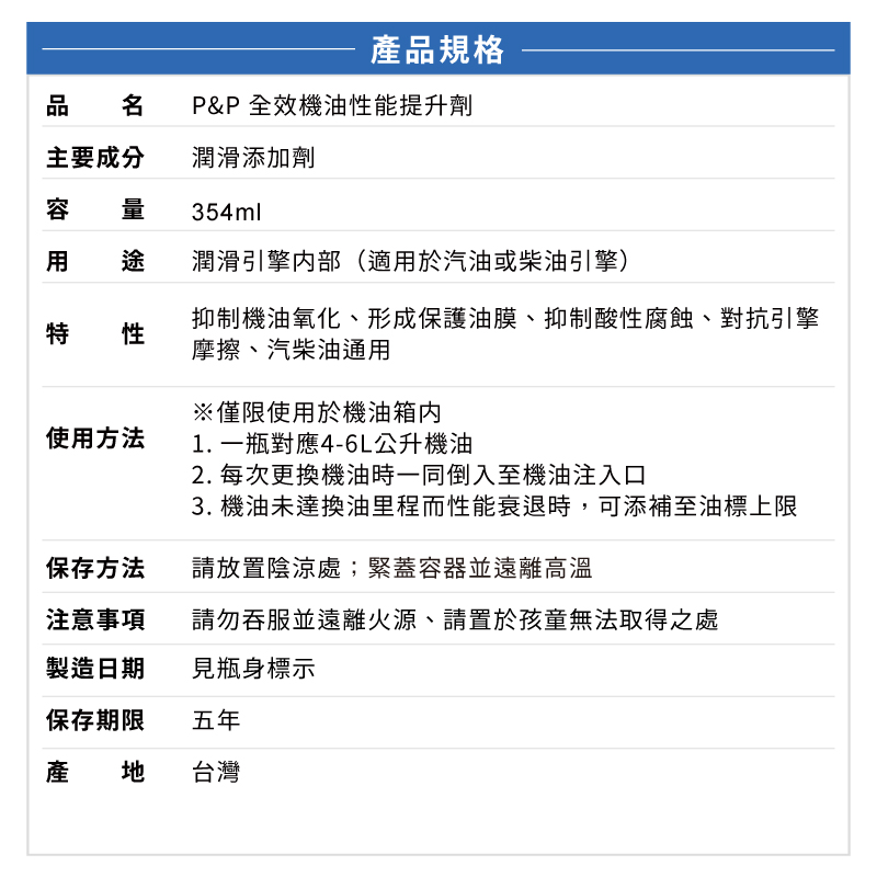 PP全效機油性能提升劑, , large