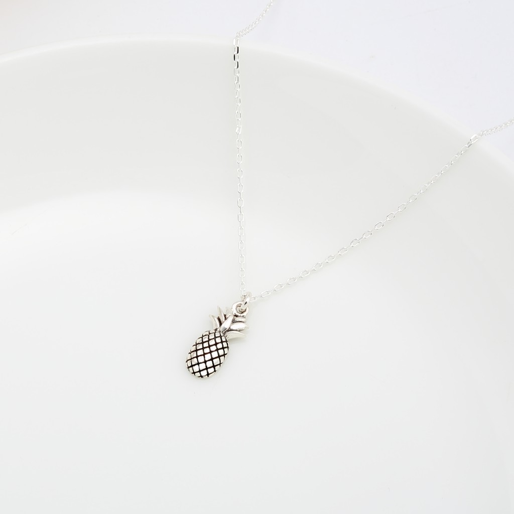 【Angel & Me】Lucky Pineapple s925 sterling silver necklace birthday gift, , large