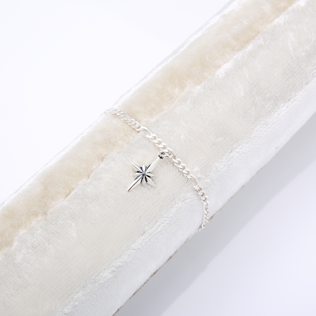 【Angel & Me】North Star Polaris s925 sterling silver bracelet model birthday gift, , large