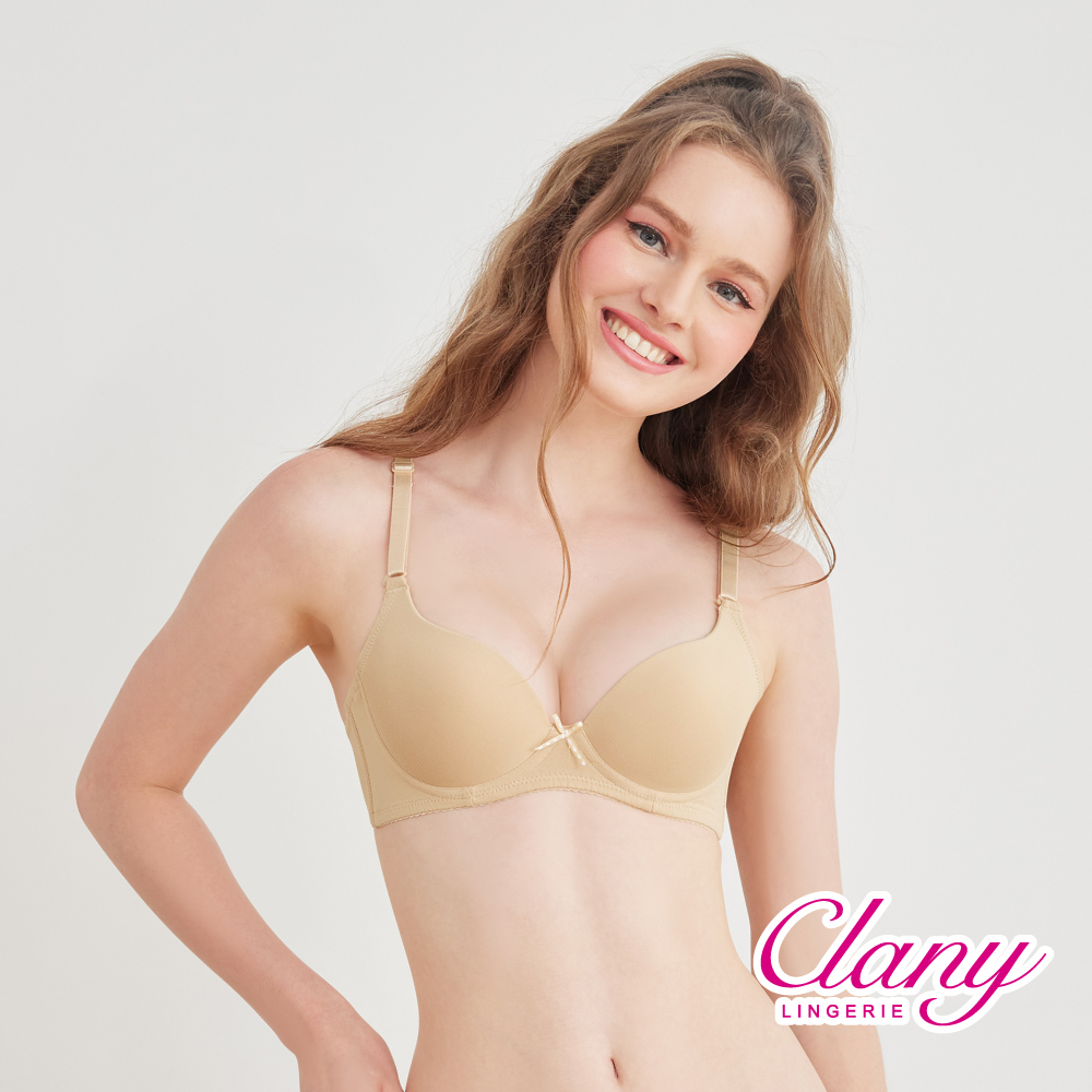 【Clany可蘭霓】 裸感新美學無痕軟鋼圈零著感BCD內衣 小麥膚 6903-11, , large