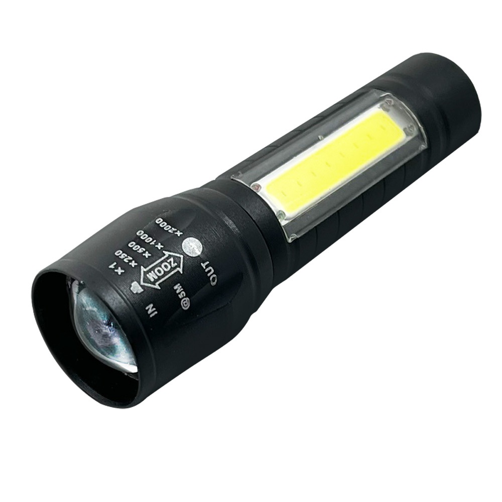 Utility brand PR-A14W10 USB rechargeable LED aluminum alloy flashlight focusing type Lightweight portable lighting with charging cable, , large