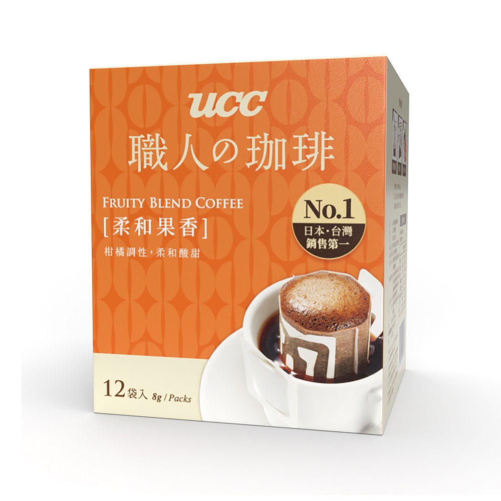 UCC Soft and fruity filter coffee 8g x12, , large