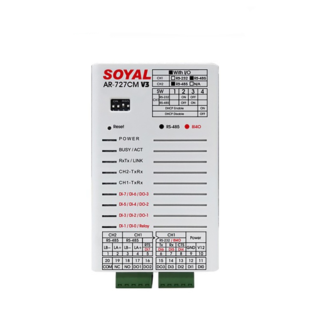 昌運監視器 SOYAL AR-727CM(AR-727-CM-485) TCP/IP轉RS-485 串列設備網路伺服器, , large