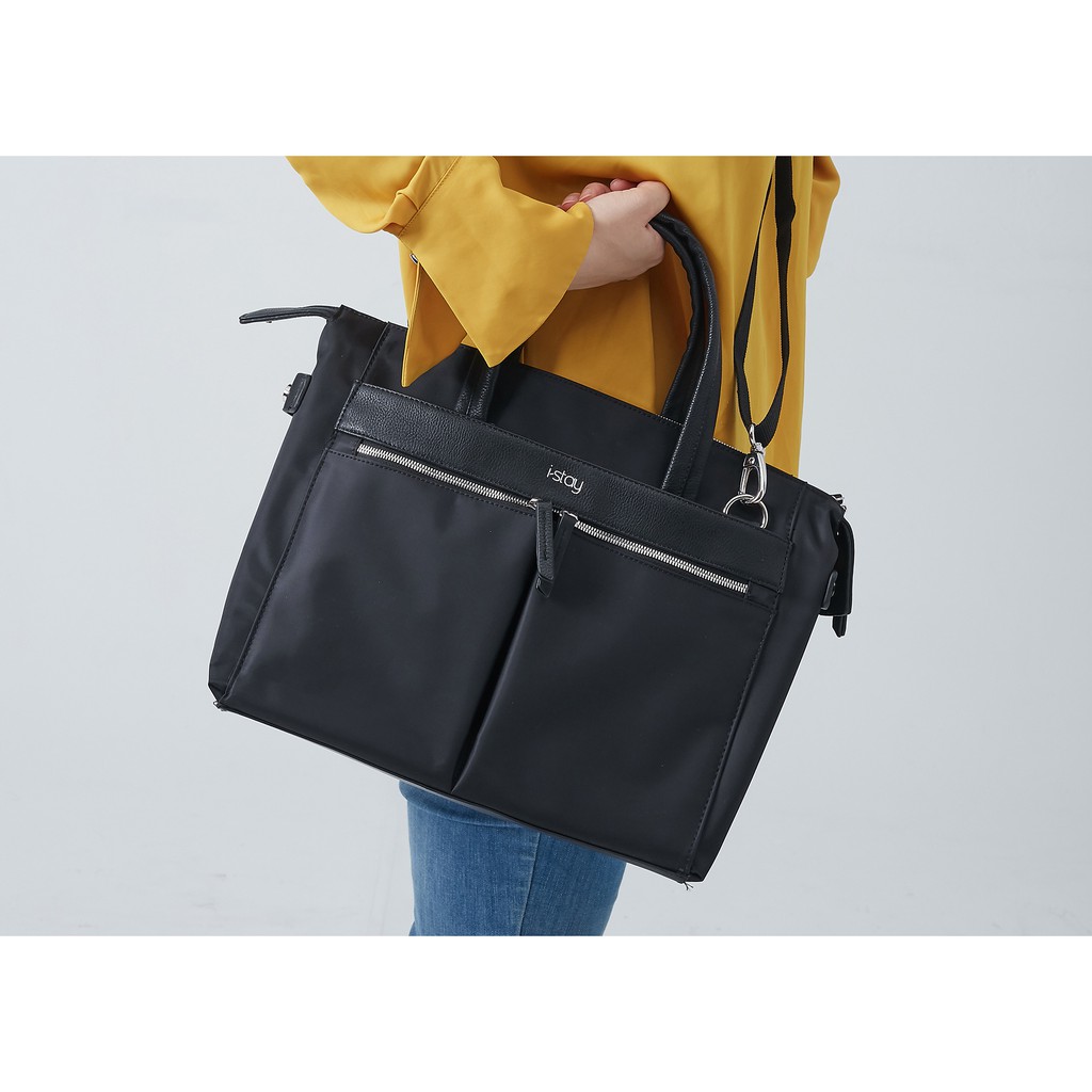 I-Stay 15.6" Ladies Laptop/Tablet Bag &ndash; Black, , large
