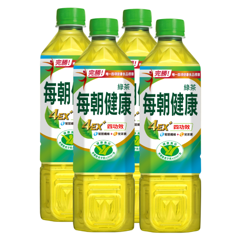 每朝健康綠茶(無糖) 650ml, , large