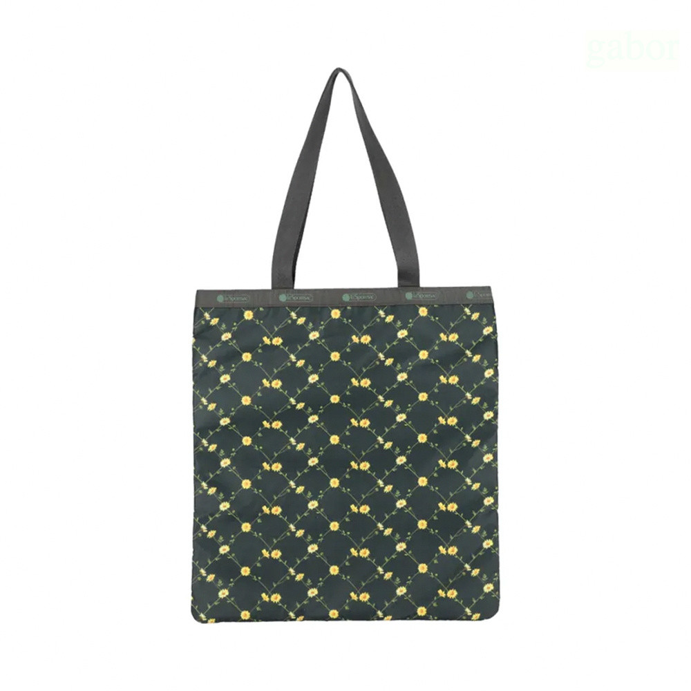 Lesportsac Large Emerald Tote 大型肩背托特包 送禮-綠野雛菊, , large