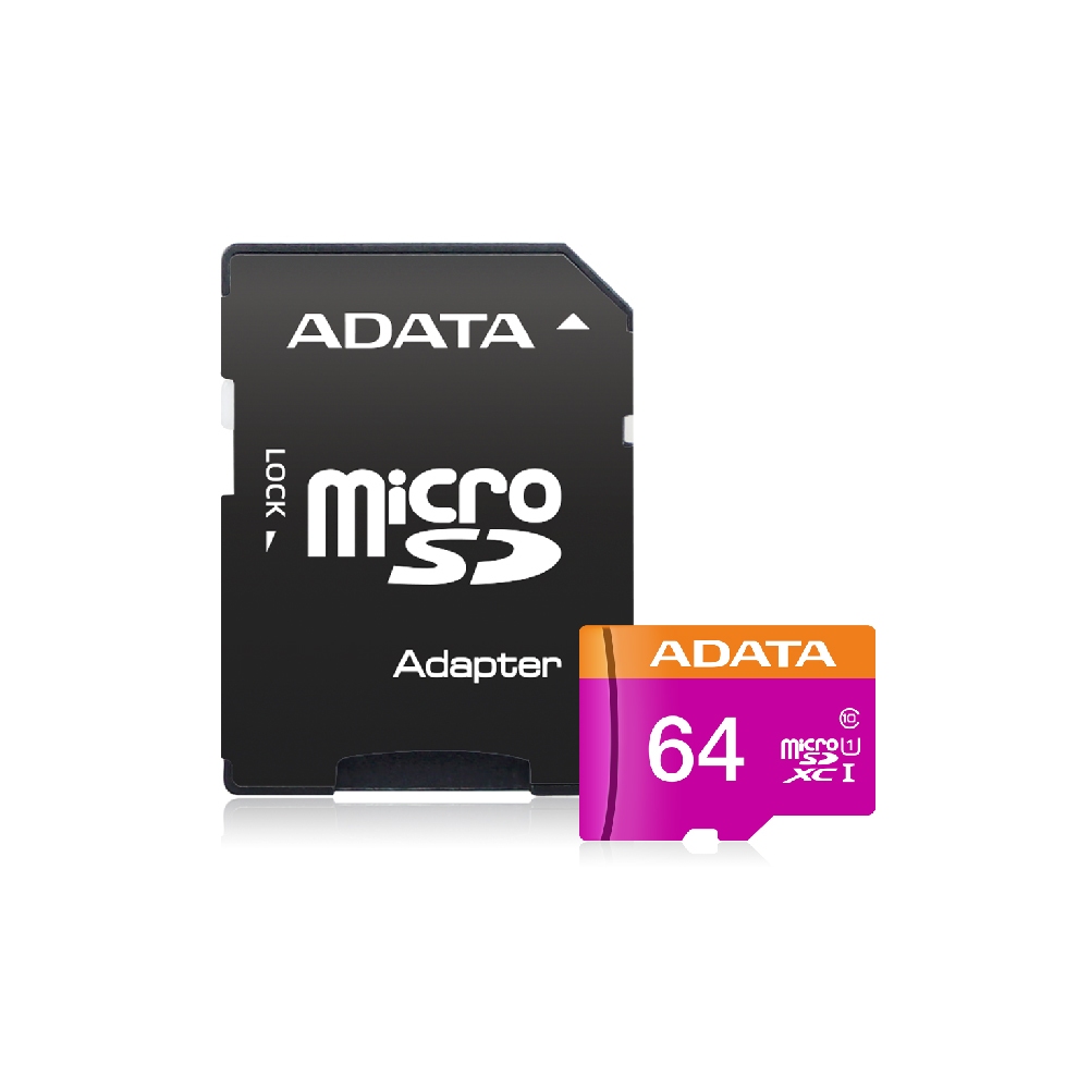 昌運監視器 ADATA威剛 Premier microSD HC UHS-I U1 64G記憶卡 附轉卡監視器網路攝影機, , large