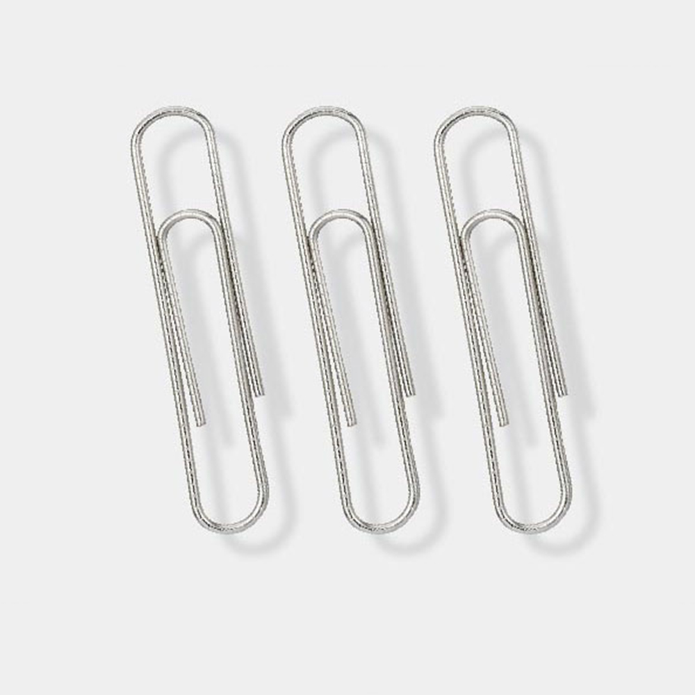 【龍品文創】力大 ABEL 45205 50mm筒裝銀色迴紋針 150支, , large