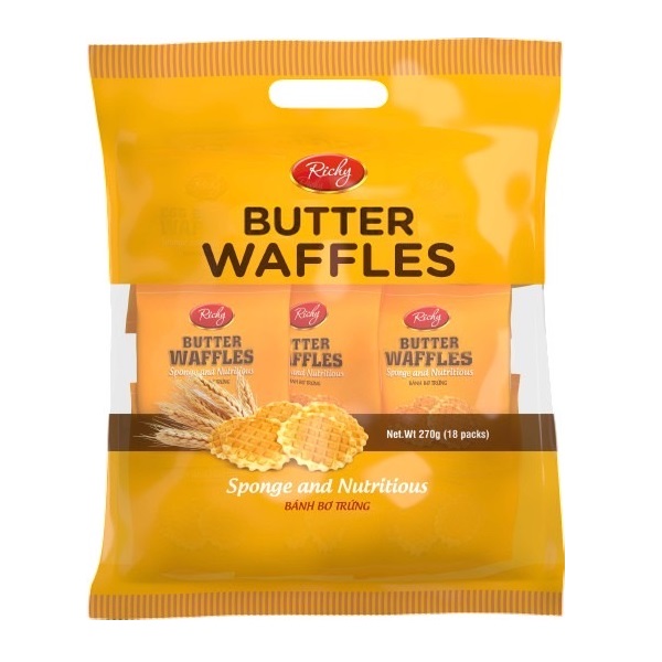 Richy Butter waffles 270g, , large
